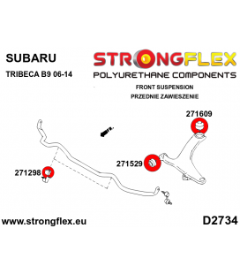 276259B: Front suspension bush kit