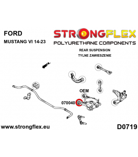070040A: Rear lower wishbone bush - front inner SPORT