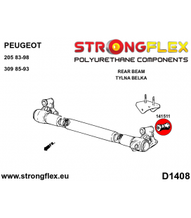 146105A: Front suspension and ream beam bush kit SPORT