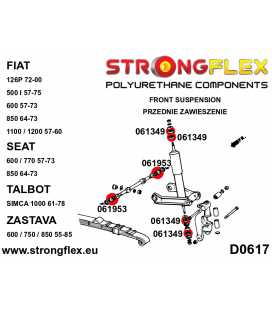 066085A: Full suspension bush kit SPORT