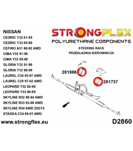 281737B: Steering rack bush
