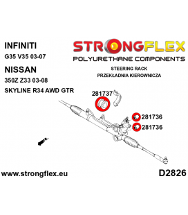 281736B: Steering rack bush