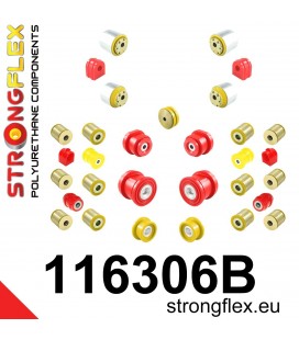 116306B: Full suspension polyurethane bush kit