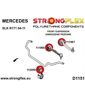 116306A: Full suspension polyurethane bush kit SPORT