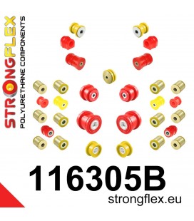116305B: Full suspension polyurethane bush kit