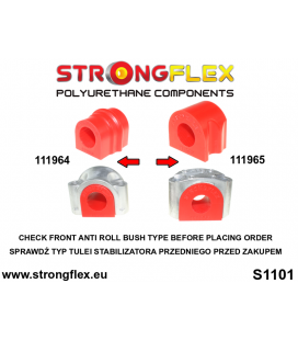 116304B: Full suspension polyurethane bush kit