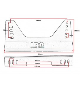 Bucket seat mounting brackets IRP