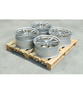 Set of JR21 20x8,5 ET35 + 20x10 ET40 5x120 Silver Machined Face