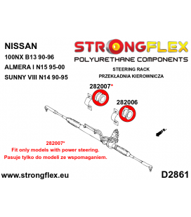 282007B: Steering Rack Clamp Bush