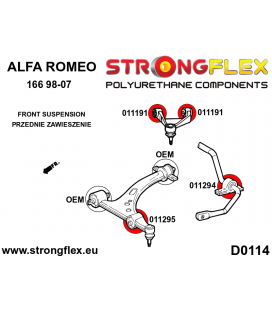 011295A: Front shock absorber bush SPORT