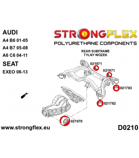 026292A: Full suspension polyurethane bush kit SPORT