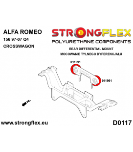 011991B: Rear diff mount - front bush