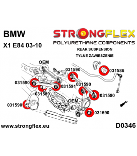 036139A: Full suspension polyurethane bush kit SPORT