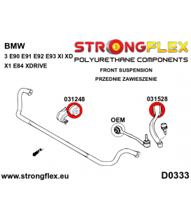 036139A: Full suspension polyurethane bush kit SPORT