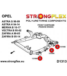 136239A: Full suspension polyurethane bush kit SPORT