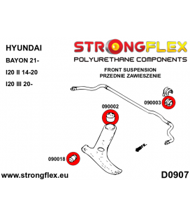 090018A: Front control arm – front bush SPORT