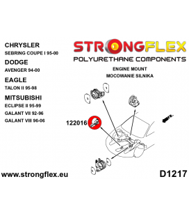 122016B: Front engine mount – lower