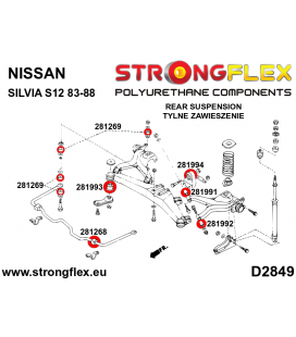 286228B: Full suspension bush kit