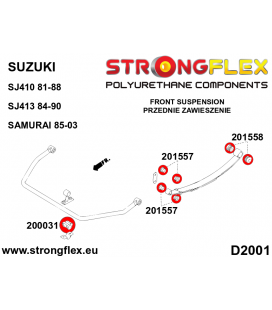 200031A: Front anti roll bar bush SPORT