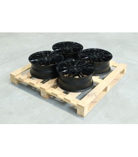 Set of JR28 17x7 ET20 4x108 Gloss Black