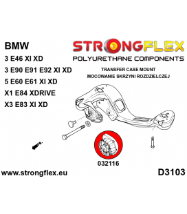032116A: Transfer case bushing insert SPORT