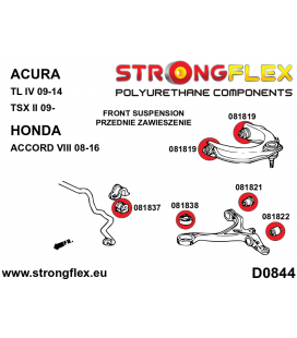 086238B: Front suspension bush kit