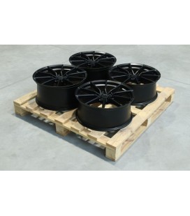 Set of SL02 19x9 ET20 + 19x8 ET40 5x112 Matt Black