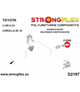 212088B: Gearbox mount bush