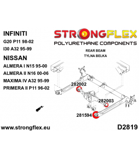 286235A: Full suspension bush kit SPORT