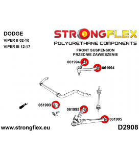 066086B: Front suspension bush kit