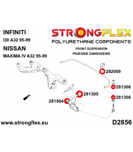 286238B: Front suspension bush kit