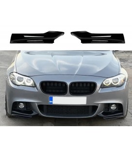 Diffuser BMW 5 F10 F11 Front Bumper Performance Style Gloss Black