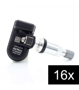 16pcs AirMax TPMS V2 Sensor 315+433MHz Metal Silver