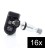 16pcs AirMax TPMS V2 Sensor 315+433MHz Metal Silver