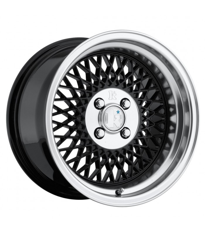 Klutch SL1 15x8,5 ET17 4x100 Gloss Black w/ Machined Lip