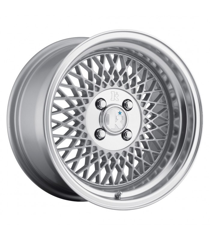 Klutch SL1 16x8 ET15 BLANK Silver w/ Machined Lip