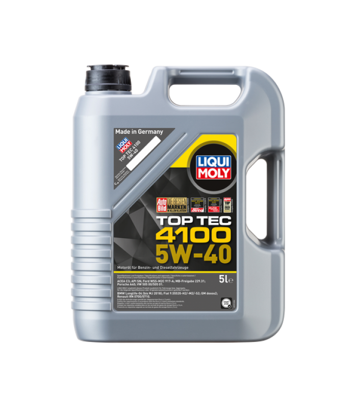 Variklinė alyva Liqui Moly Top Tec 4100 5W-40 5L