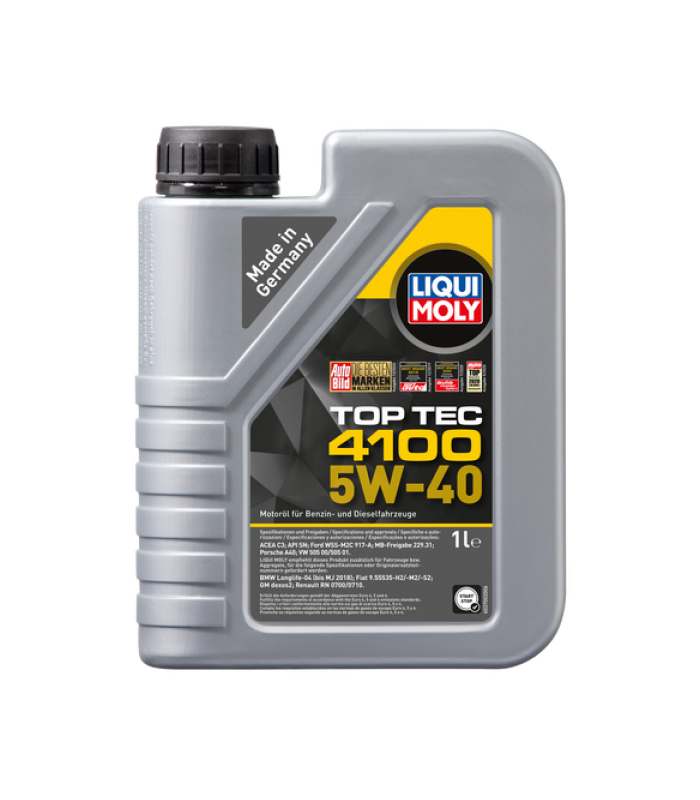 Variklinė alyva Liqui-Moly Top Tec 4100 5W-40 1L