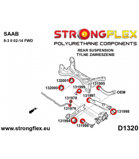 132000B: Rear subframe – front bush