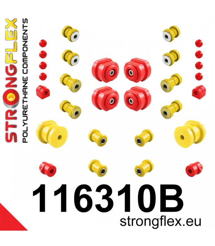 116310B: Full suspension polyurethane bush kit