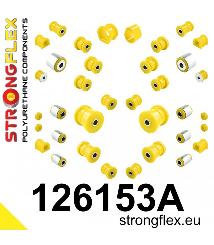 126153A: Full suspension polyurethane bush kit SPORT