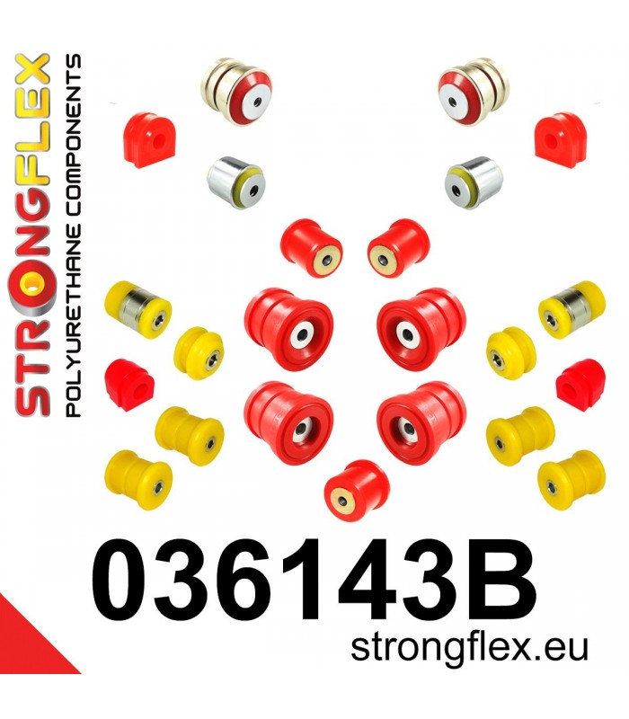 036143B: Full suspension polyurethane bush kit