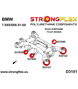 032121A: Rear subframe – front bush SPORT