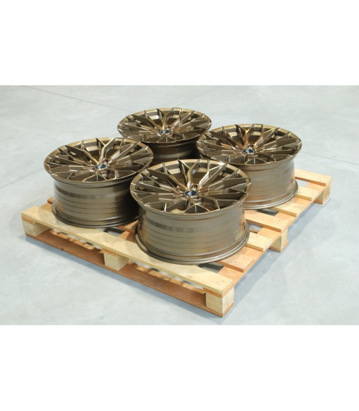 Set of JR49 20x9 ET20 5x114,3 Platinum Bronze