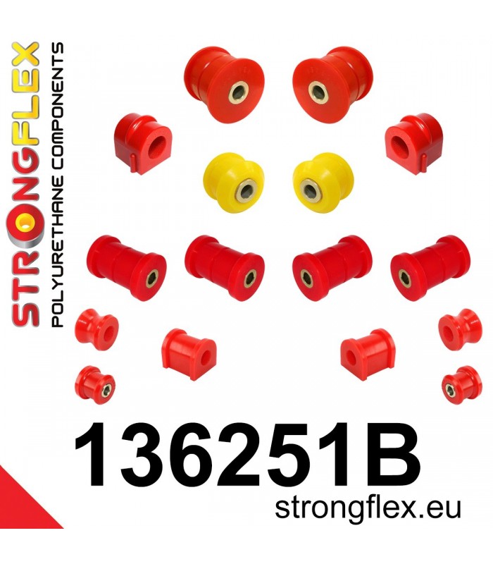 136251B: Full suspension polyurethane bush kit