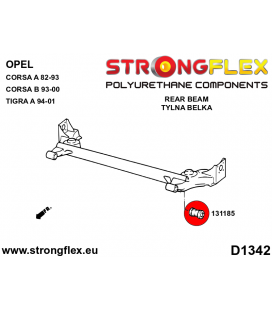 136253A: Front suspension and ream beam bush kit SPORT