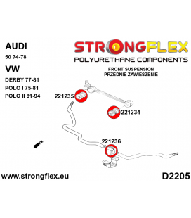 226061B: Full suspension bush kit