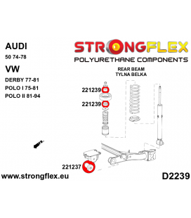 226061B: Full suspension bush kit