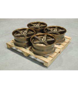 Set of CVR9 20x8,5 ET33 5x112 Gloss Bronze