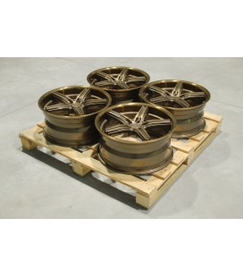 Set of CVR9 20x9 ET30 + ET35 5x120 Gloss Bronze